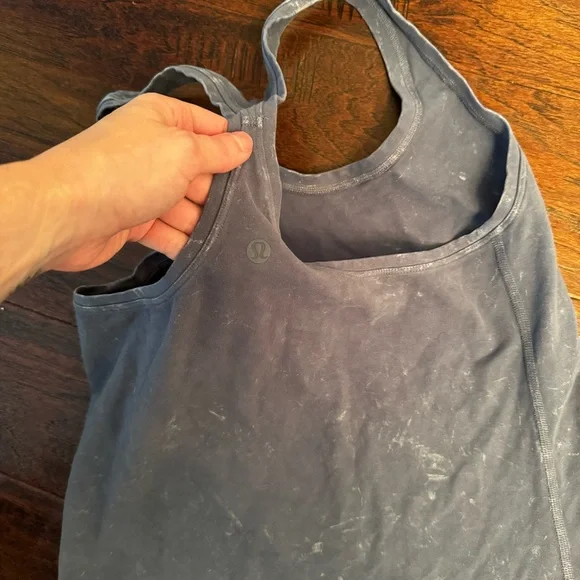 LULULEMON Nulu Blue Tank 6 - Picture 4 of 5